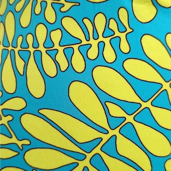 Trina Turk Women Trellis Zip Front Long Sleeve Paddle Swimsuit Rashguard Size L - Picture 13 of 15